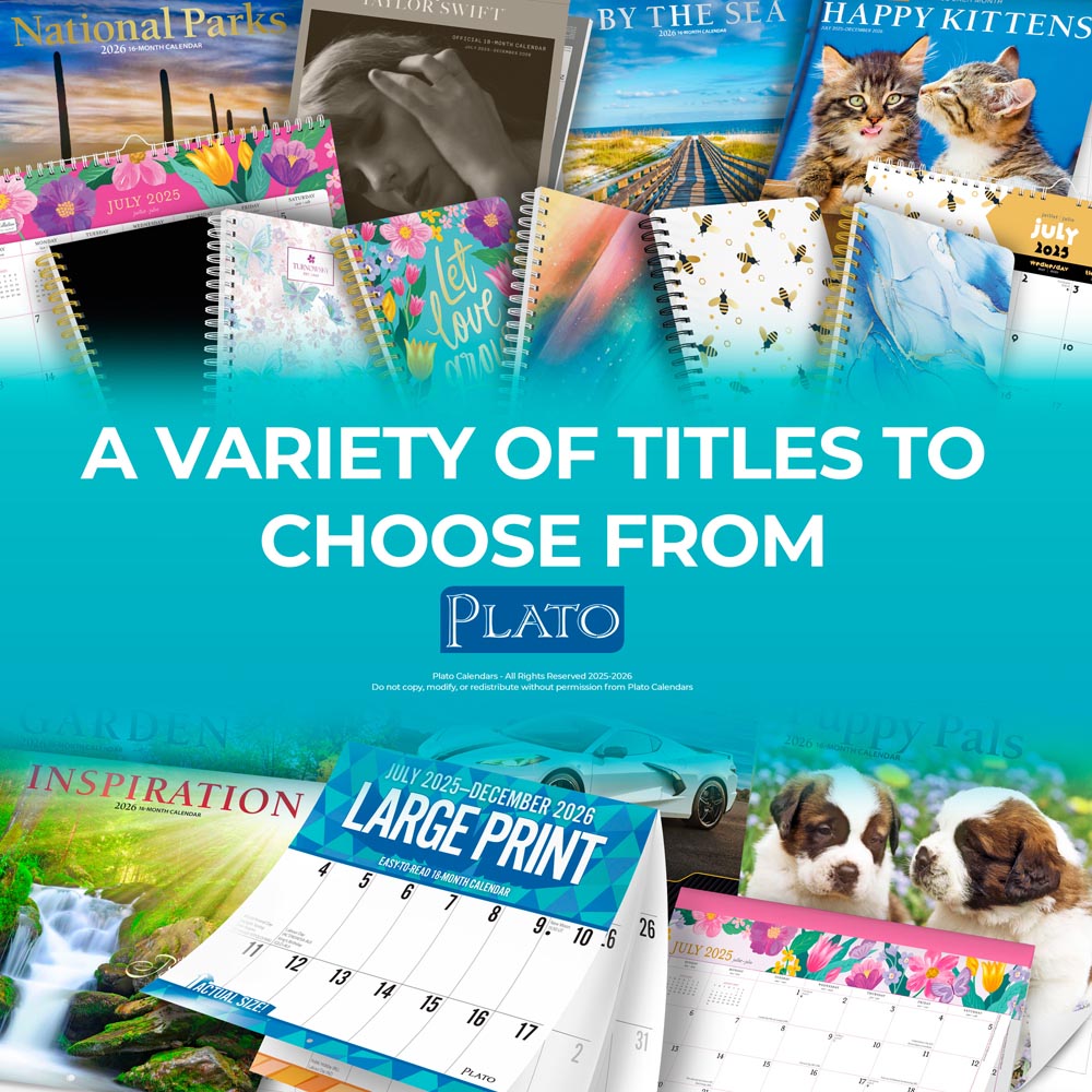 Bonnie Marcus OFFICIAL | 2026 6 x 7.75 Inch 18 Months Weekly Desk Planner | Foil Stamped Cover | July 2025 - December 2026