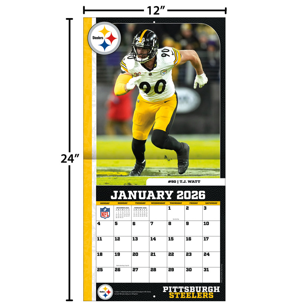 NFL Elite 2026 12x12 Wall Calendar