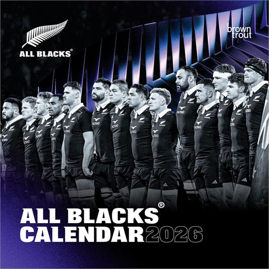 All Blacks OFFICIAL | 2026 12 x 24 Inch (Hanging) Monthly Square Wall Calendar