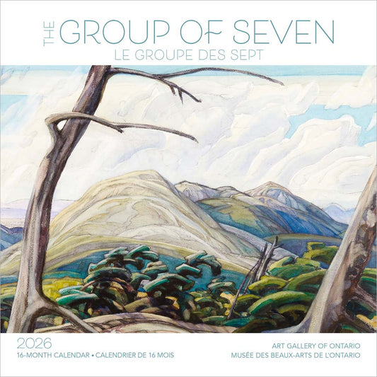 The Group of Seven AGO OFFICIAL | 2026 8.5 x 8.5 Inch Monthly Medium Wall Calendar | Envelope | English/French Bilingual