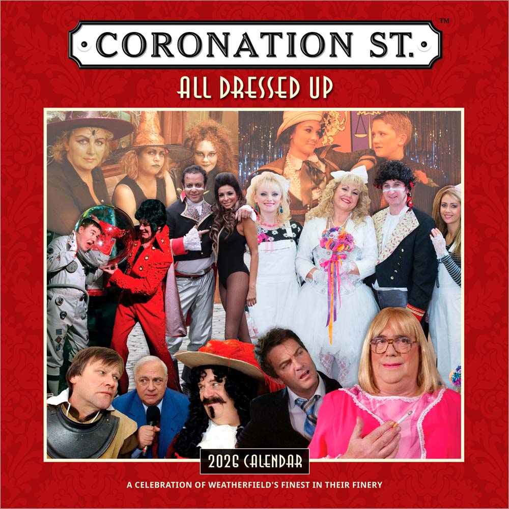 Coronation Street OFFICIAL | 2026 12 x 24 Inch (Hanging) Monthly Square Wall Calendar