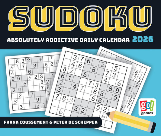 Sudoku | 2026 6 x 5 Inch Daily Desktop Box Calendar | New Page Every Day