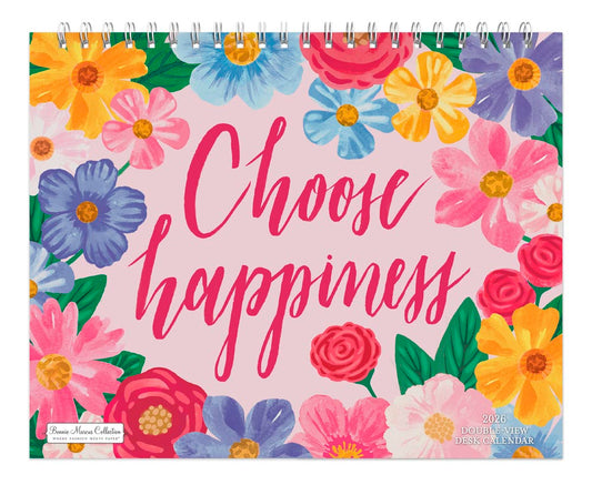 Bonnie Marcus OFFICIAL | 2026 7.5 x 6 Inch Monthly Double-View Easel Desk Calendar