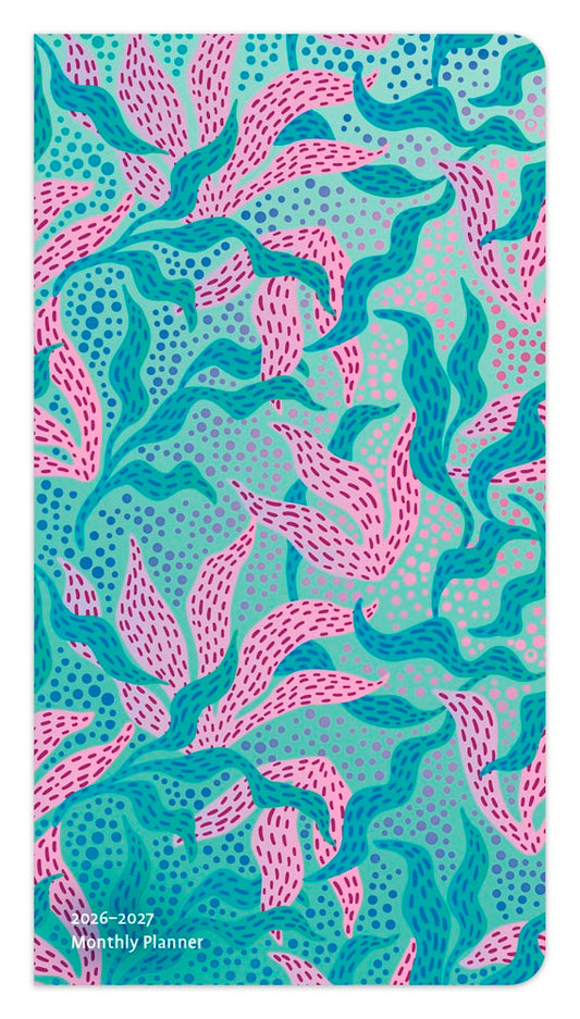 Ariel Collection | 2026-2027 3.5 x 6.5 Inch Two Year Monthly Pocket Planner Calendar