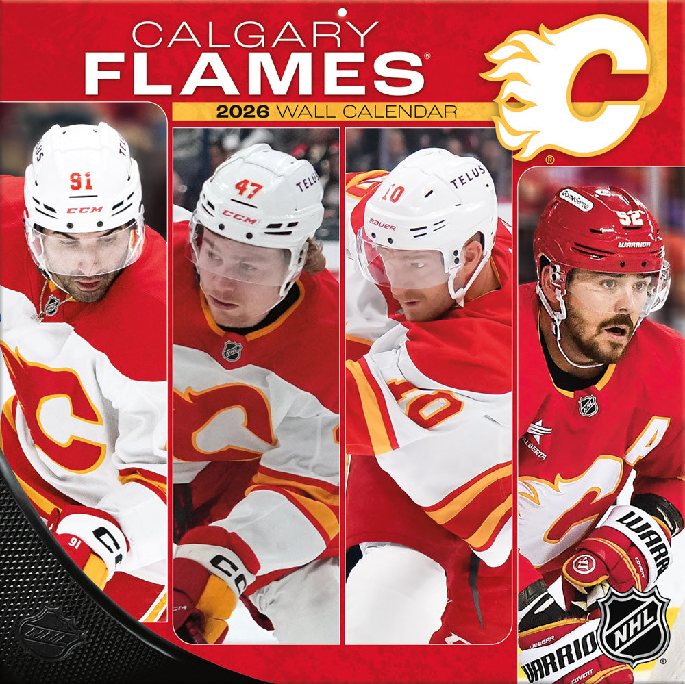 NHL Calgary Flames 2026 12x12 Wall Calendar