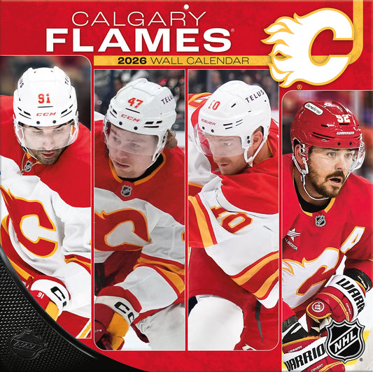 NHL Calgary Flames 2026 12x12 Wall Calendar