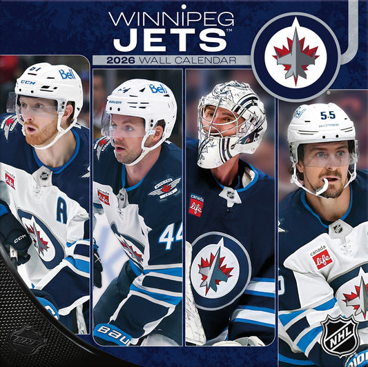NHL Winnipeg Jets 2026 12x12 Wall Calendar